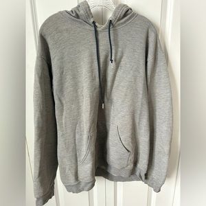 Fruit of the Loom simple gray sweatshirt | hoodie | Size Large